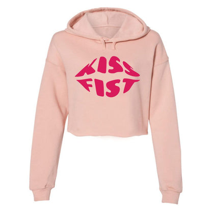 Kissfist - Cropped Ladies Hoodie - DeafAF