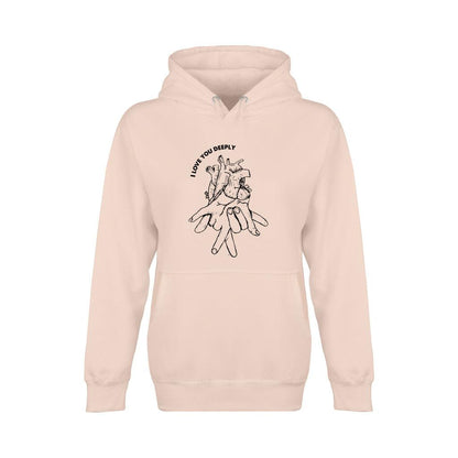 I love you deeply - Hoodie - DeafAF