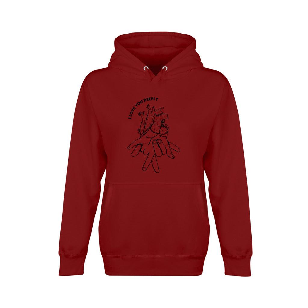 I love you deeply - Hoodie - DeafAF